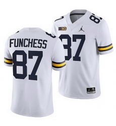 Michigan Wolverines Devin Funchess White Nfl Alumni Men Jersey