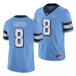 North Carolina Tar Heels Michael Carter Carolina Blue College Football Men'S Jersey