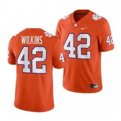 Clemson Tigers Christian Wilkins Orange Game Men'S Jersey