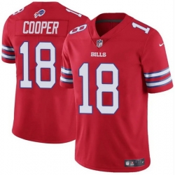 Men Buffalo Bills 18 Amari Cooper Red 2024 Vapor Untouchable Limited Stitched Football Jersey