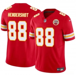 Men  Kansas City Chiefs 88 Peyton Hendershot Red 2024 F U S E Vapor Untouchable Limited Stitched Football Jersey