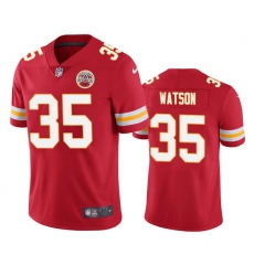 Men's Kansas City Chiefs #35 Jaylen Watson Red Vapor Untouchable Limited Stitched Football Jersey