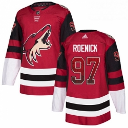 Mens Adidas Arizona Coyotes 97 Jeremy Roenick Authentic Maroon Drift Fashion NHL Jersey 