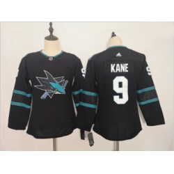 Youth Sharks 9 Evander Kane Black Youth Adidas Jersey