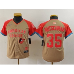 Youth American League 35 Adley Rutschman Cream 2024 All Star Limited Stitched Jersey 2