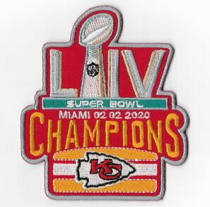 Super Bowl LIV Champions Patch Biaog